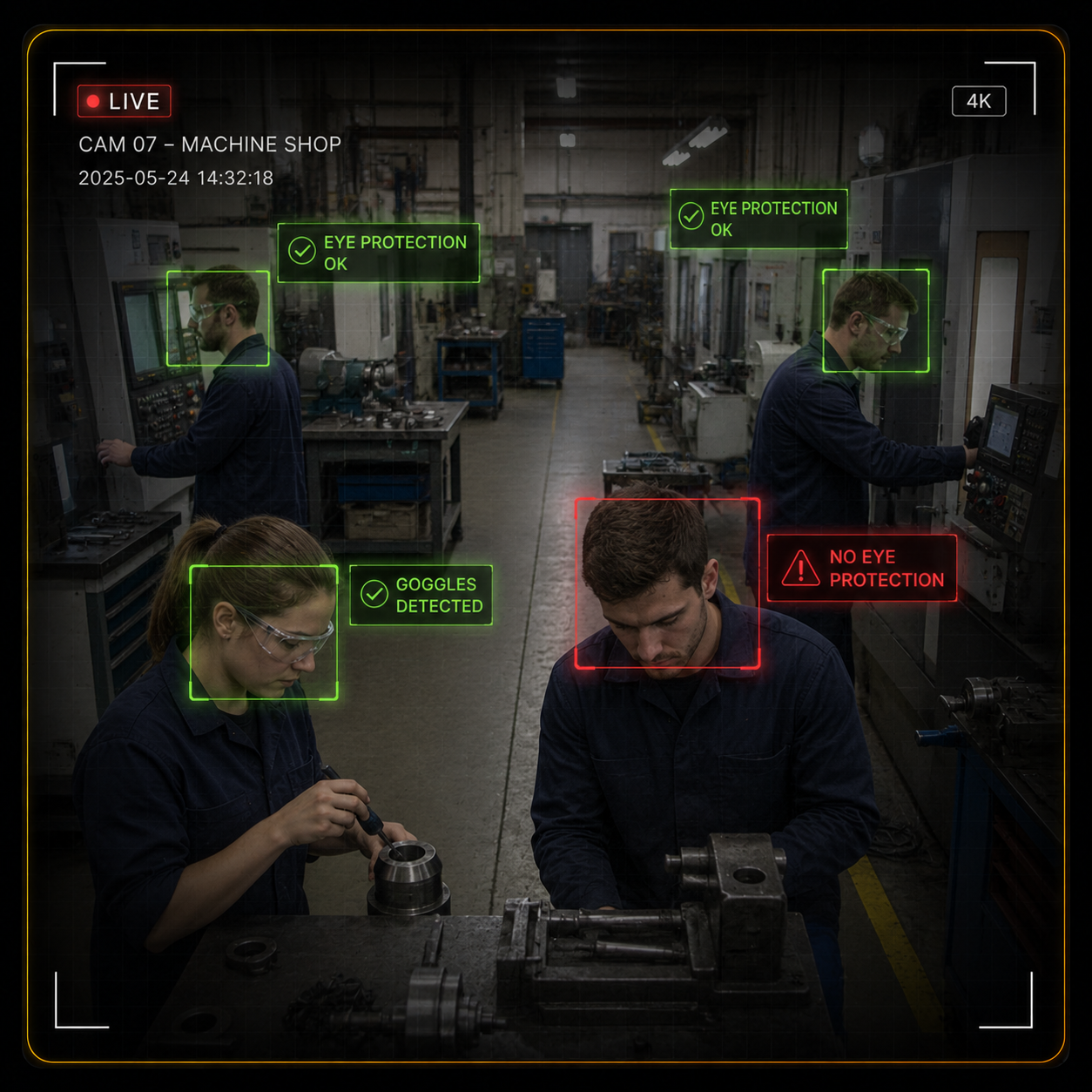 Eye Protection Detection